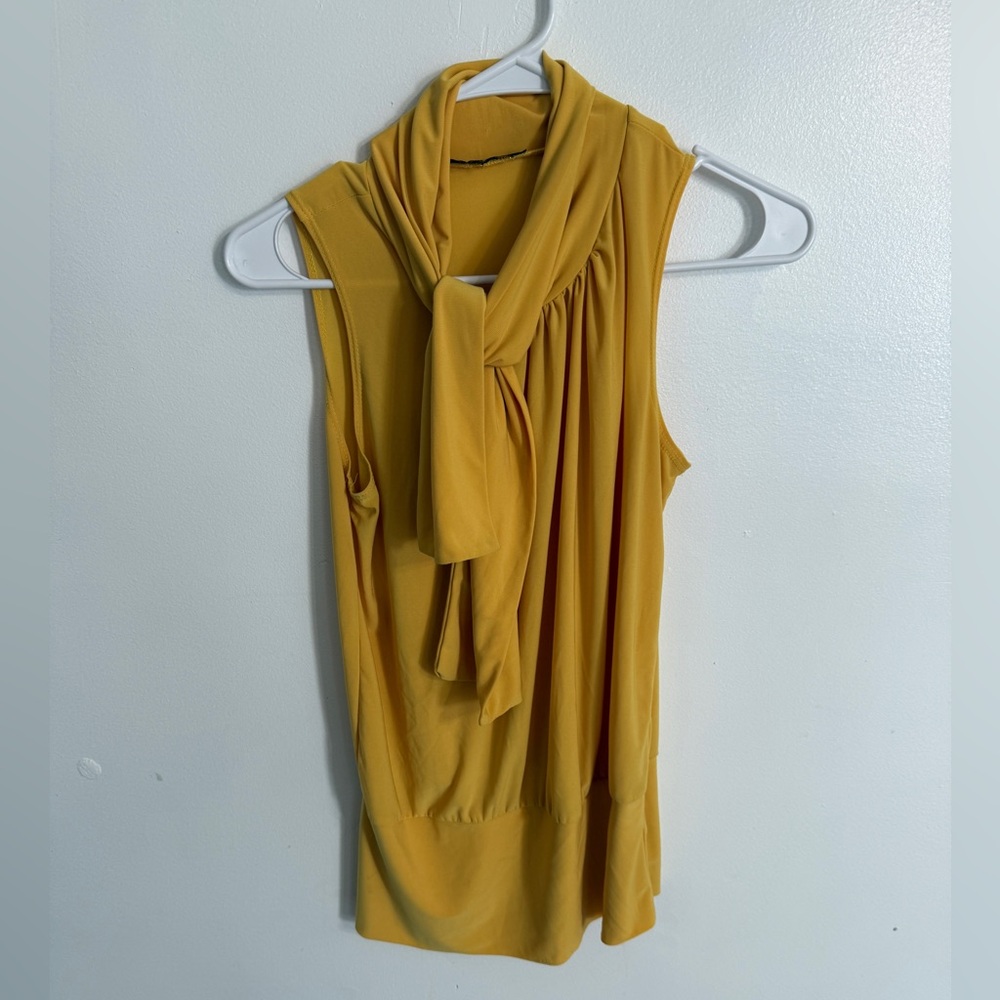 Candid Soul Mustard Yellow Sleeveless Top
